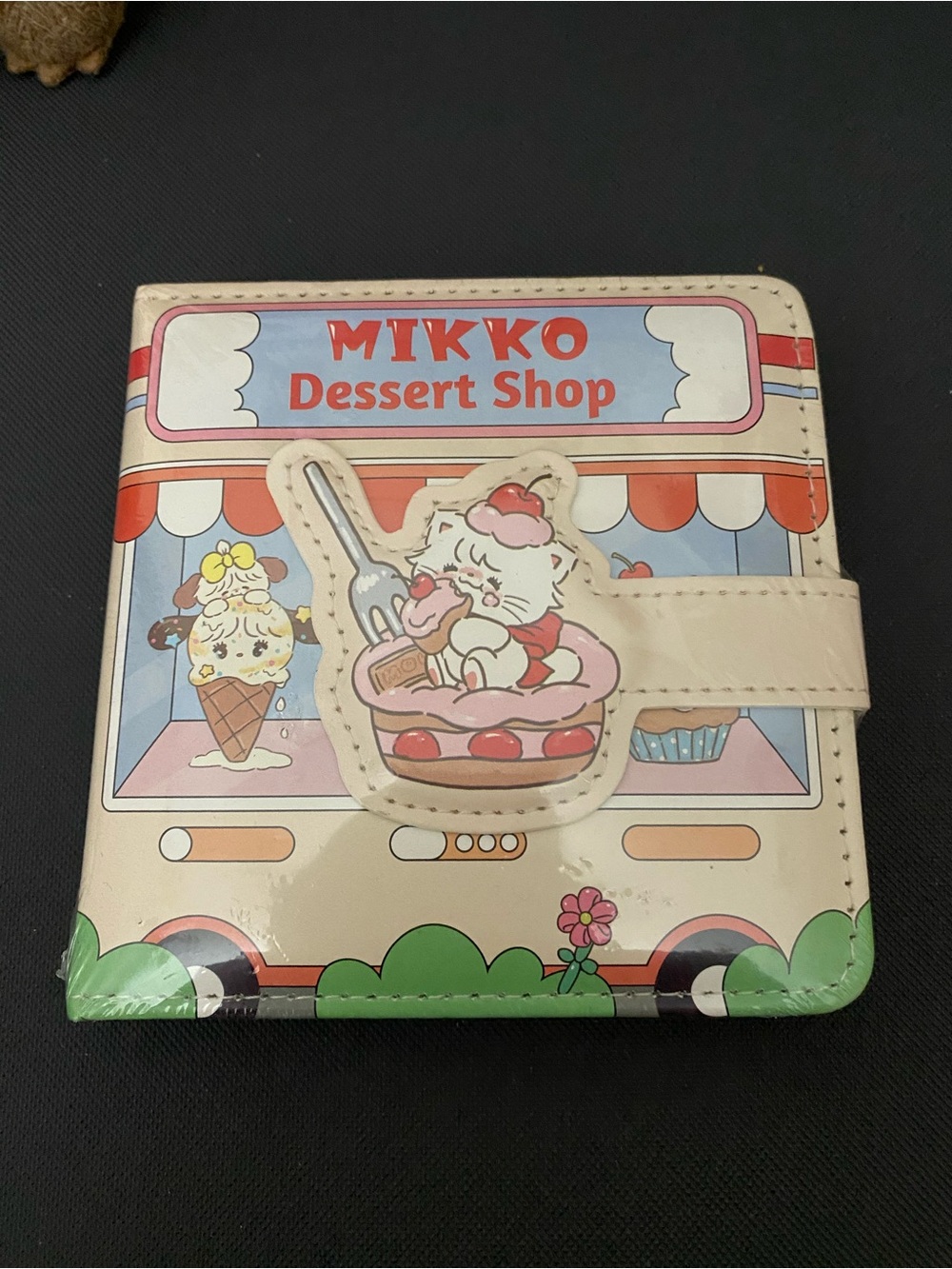 Mikko Dessert Shop Cream Vinyl Notebook